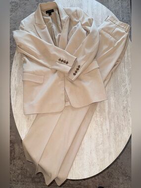 Halogen Beige Pantsuit
